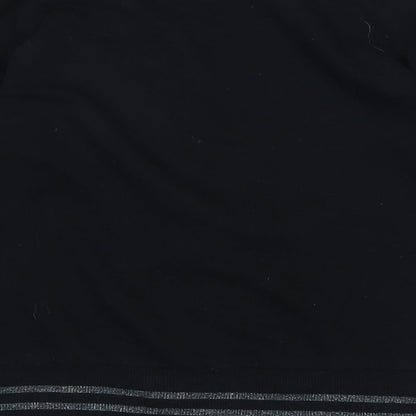 Gap Girls Black Polyester Pullover Sweatshirt Size 12 Years - Logo