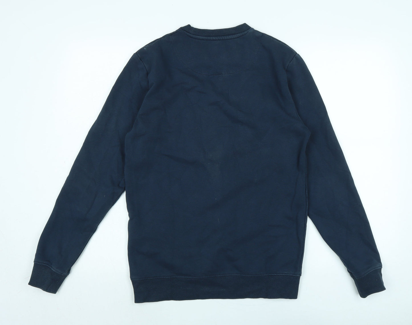ONLY & SONS Womens Blue Polyester Pullover Sweatshirt Size XS - Logo
