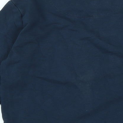 ONLY & SONS Womens Blue Polyester Pullover Sweatshirt Size XS - Logo