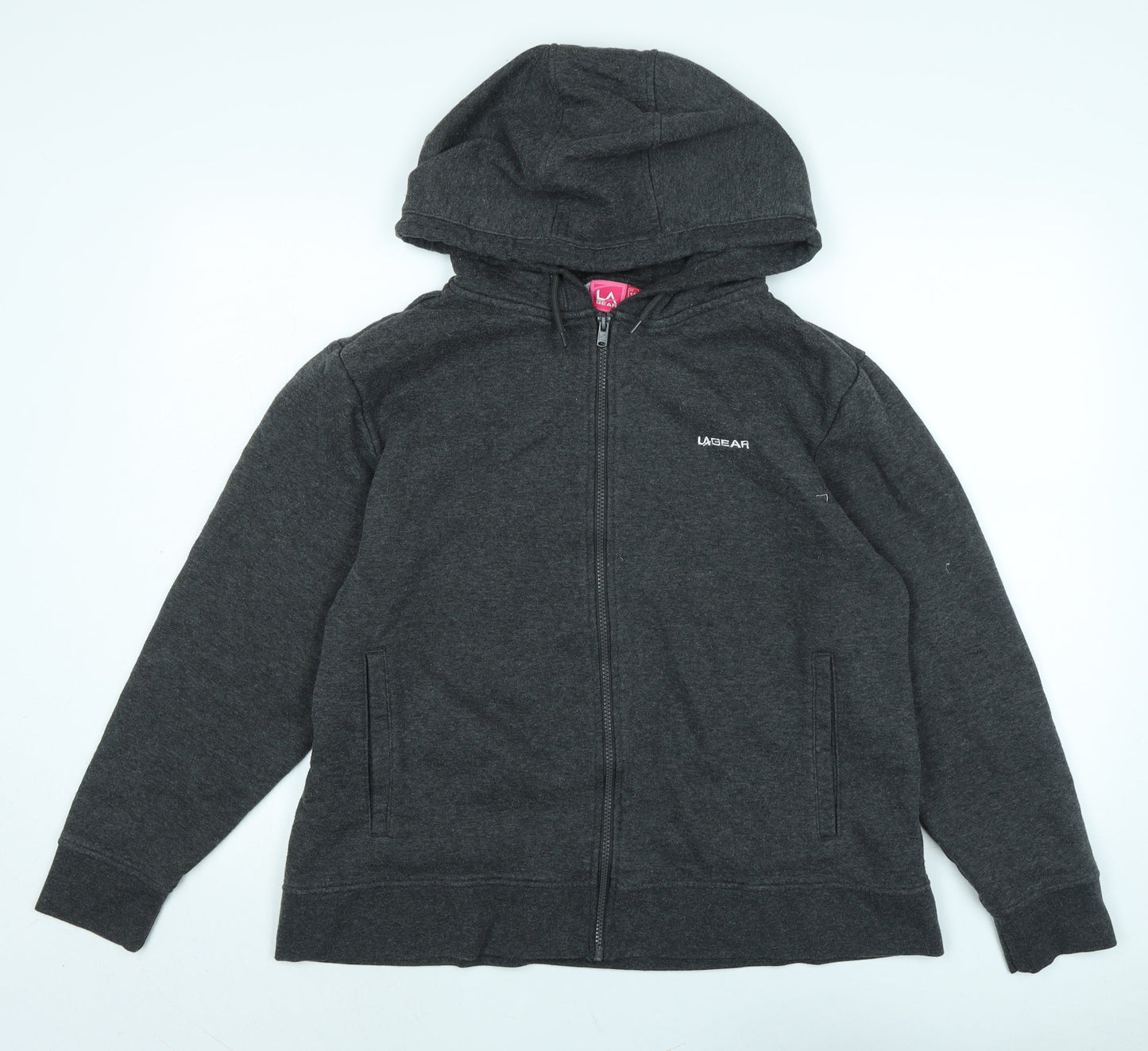 LA Gear Womens Grey Jacket Size 18 Zip - Logo