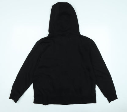 LA Gear Womens Black Jacket Size 16 Zip - Logo