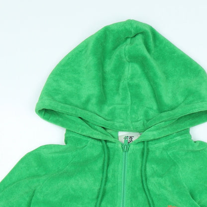 Les girls les boys Boys Green Jacket Size L Zip - Logo