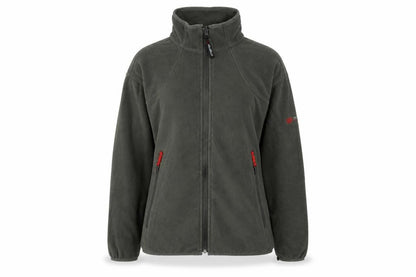 Polartec Womens Grey Jacket Size L Zip - Logo