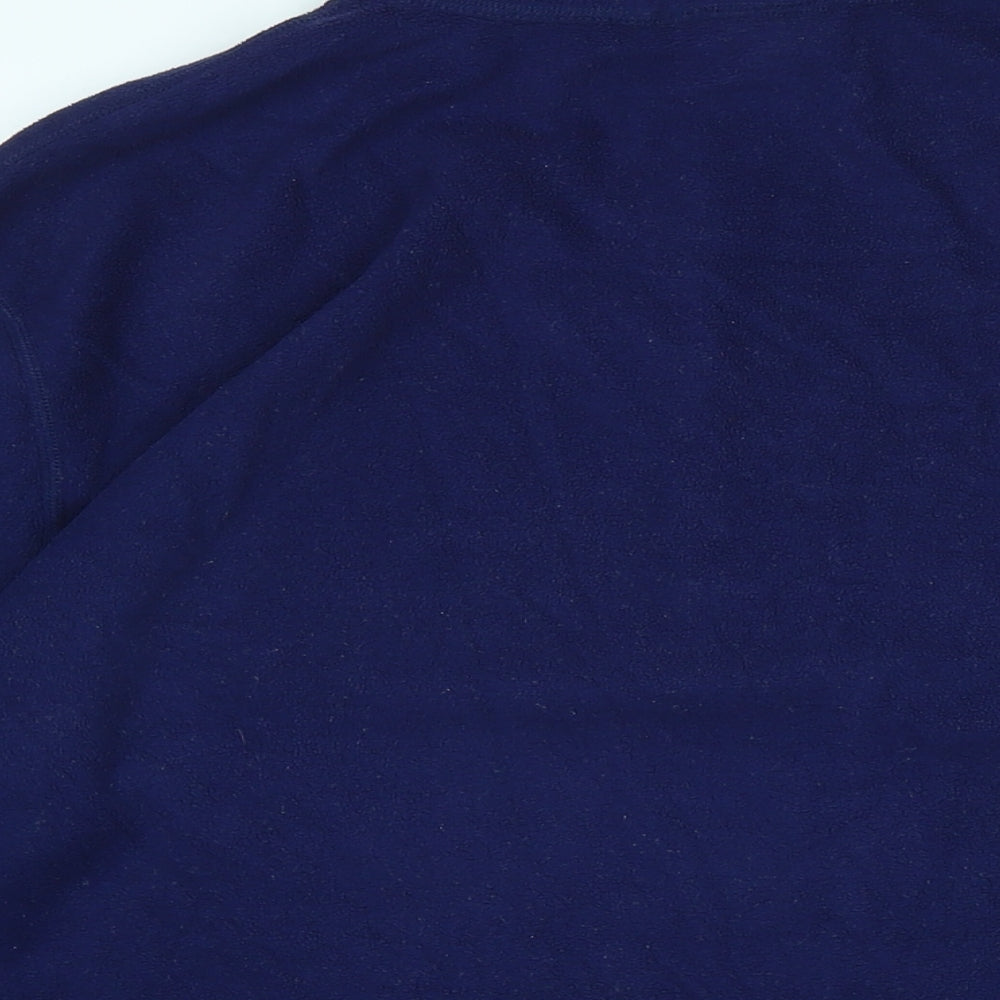 LL.Bean Mens Blue Polyester Pullover Sweatshirt Size L - Logo