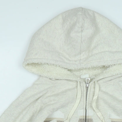 Gap Womens Black Jacket Size L Zip - Logo - Glitter Embroidery