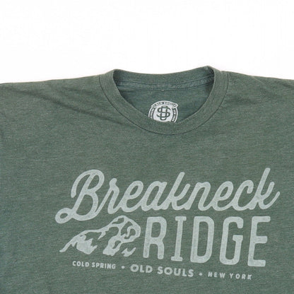 Old Souls Mens Green Cotton T-Shirt Size M Crew Neck - Breakneck Ridge