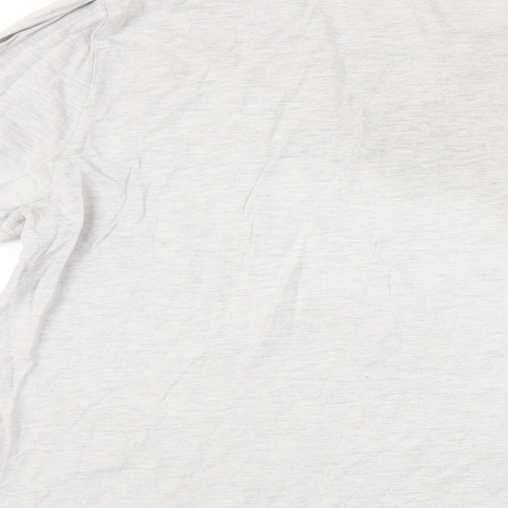 Womens UK Size S Stranger Things Grey Basic T-Shirt