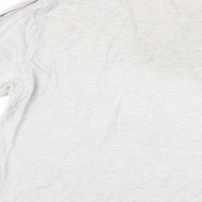 Womens UK Size S Stranger Things Grey Basic T-Shirt