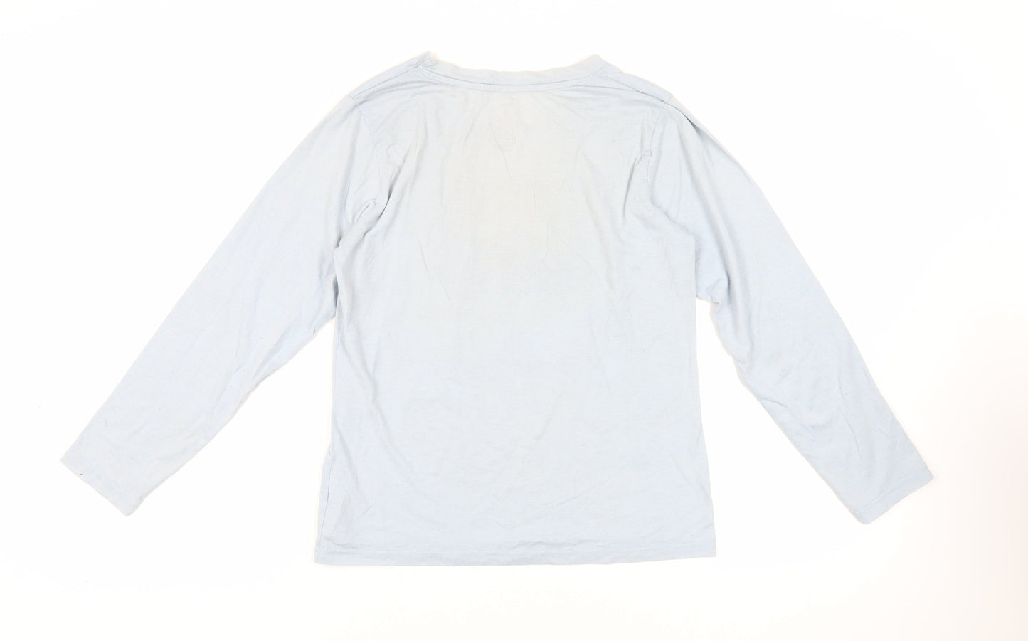 Womens UK Size XS Disney Blue Basic T-Shirt