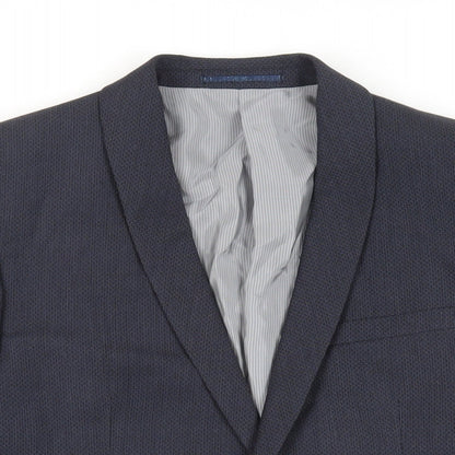 Mens UK Size 38 NEXT Regular Blue Suit Jacket
