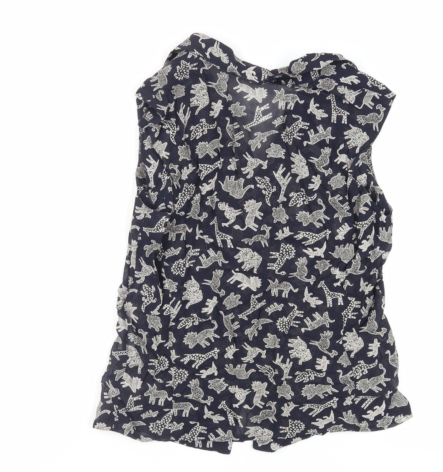 Womens UK Size 6 Gerry Weber Blue Basic Button-Up