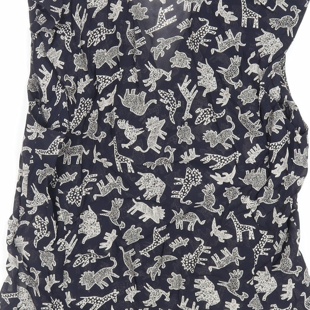 Womens UK Size 6 Gerry Weber Blue Basic Button-Up
