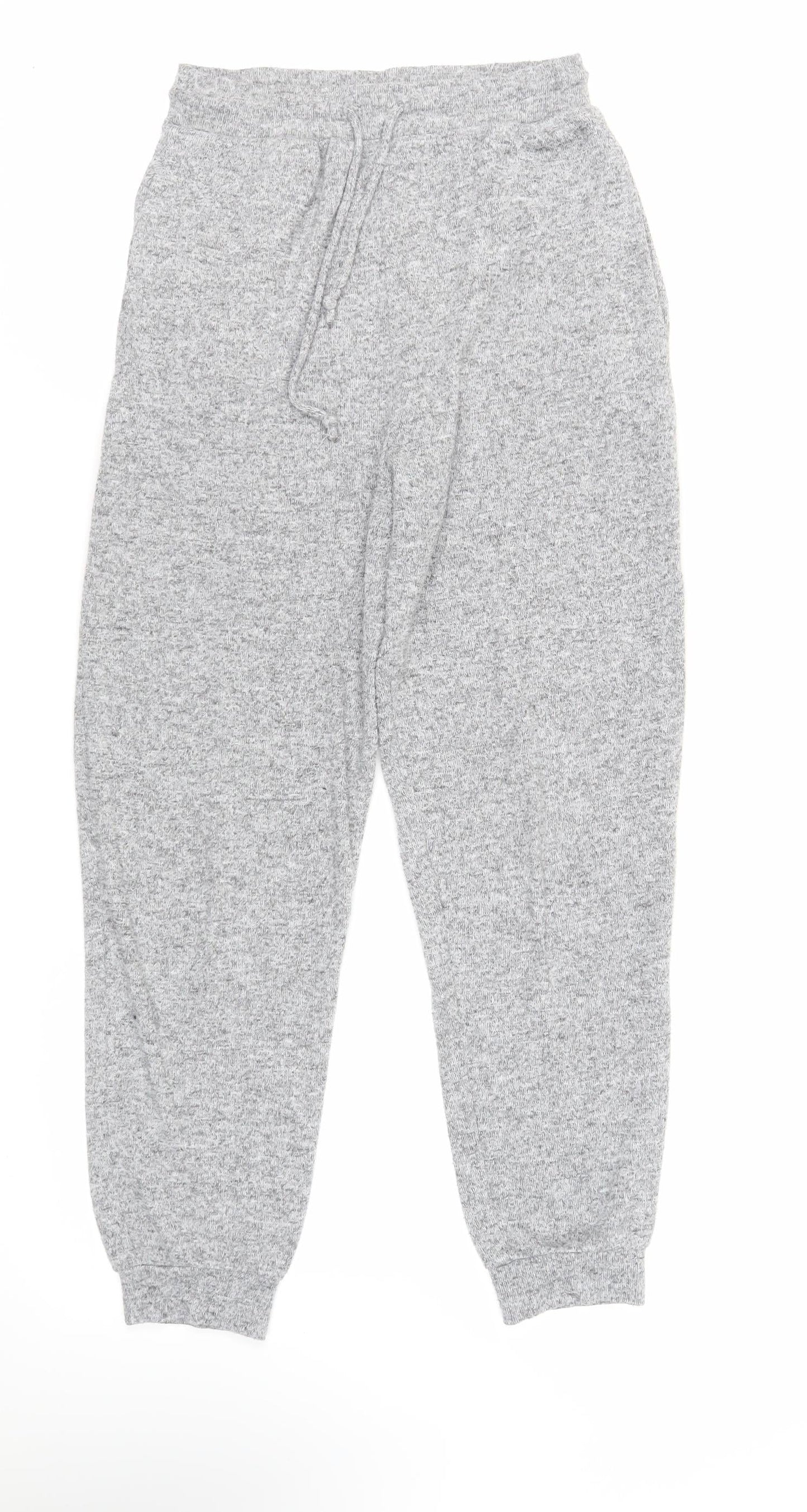 Womens UK Size M Pull&Bear Regular Fit Jogger Grey Trousers