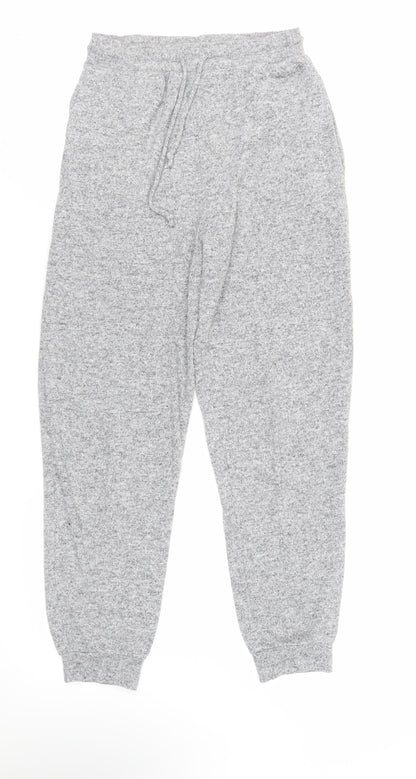 Womens UK Size M Pull&Bear Regular Fit Jogger Grey Trousers