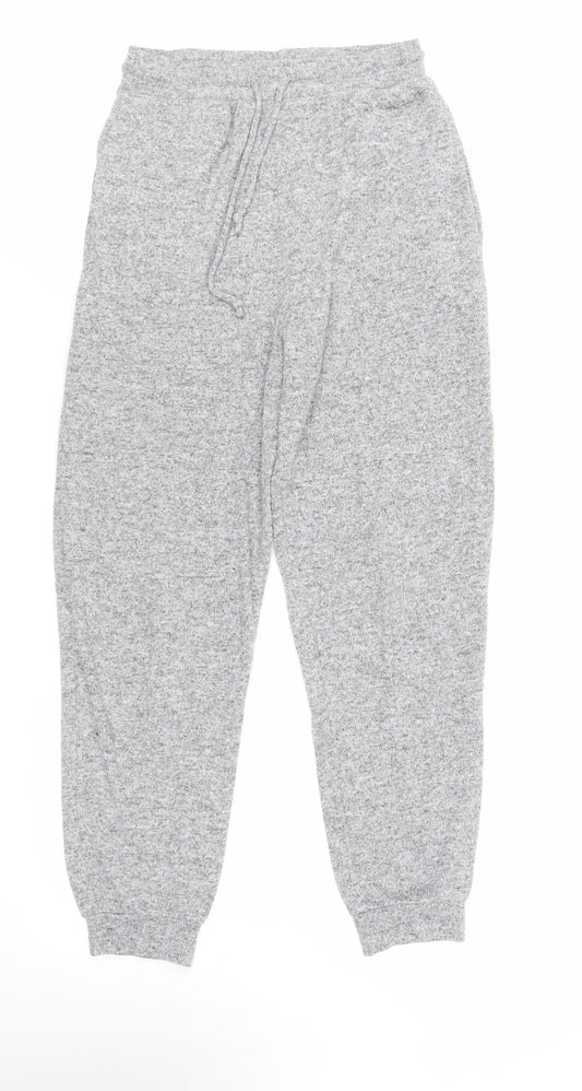 Womens UK Size M Pull&Bear Regular Fit Jogger Grey Trousers