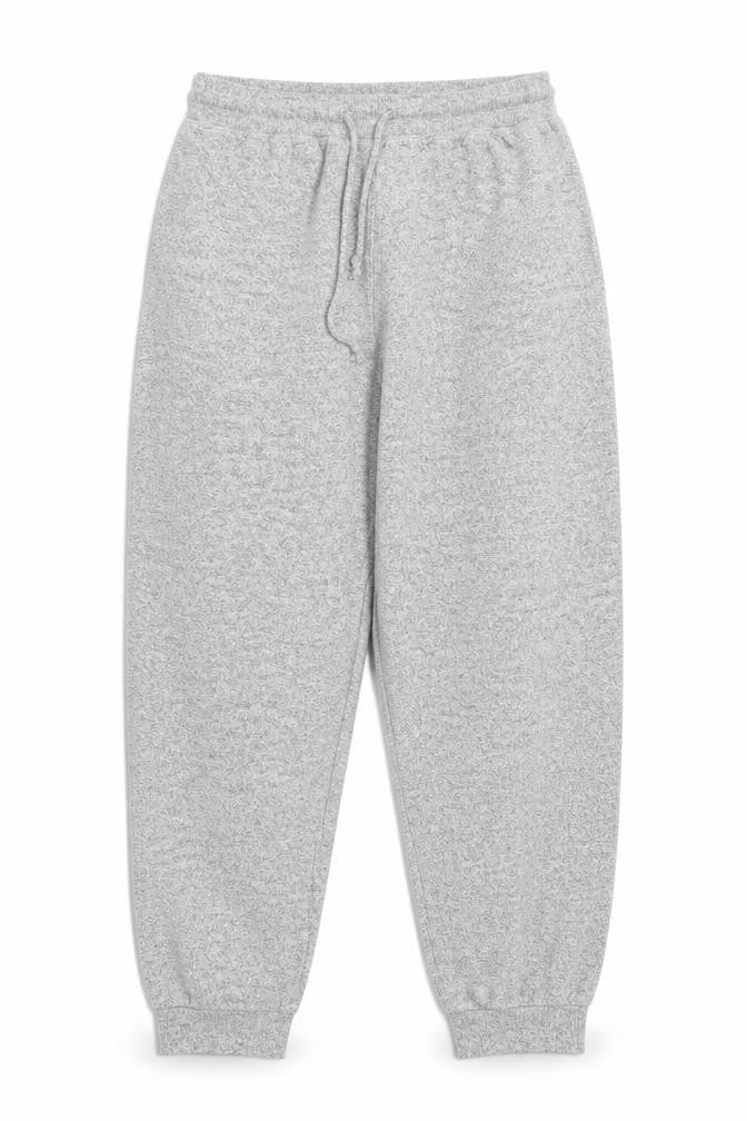 Womens UK Size M Pull&Bear Regular Fit Jogger Grey Trousers