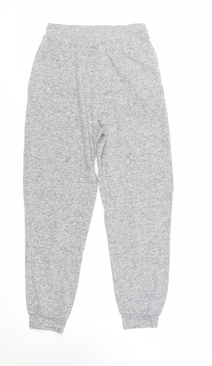 Womens UK Size M Pull&Bear Regular Fit Jogger Grey Trousers