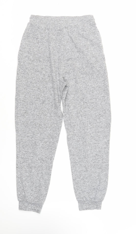 Womens UK Size M Pull&Bear Regular Fit Jogger Grey Trousers