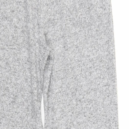 Womens UK Size M Pull&Bear Regular Fit Jogger Grey Trousers