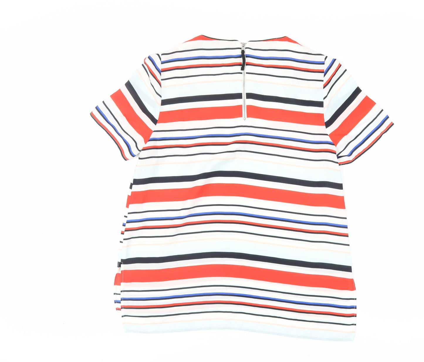 Womens UK Size 12 Oasis Multicoloured Basic Blouse