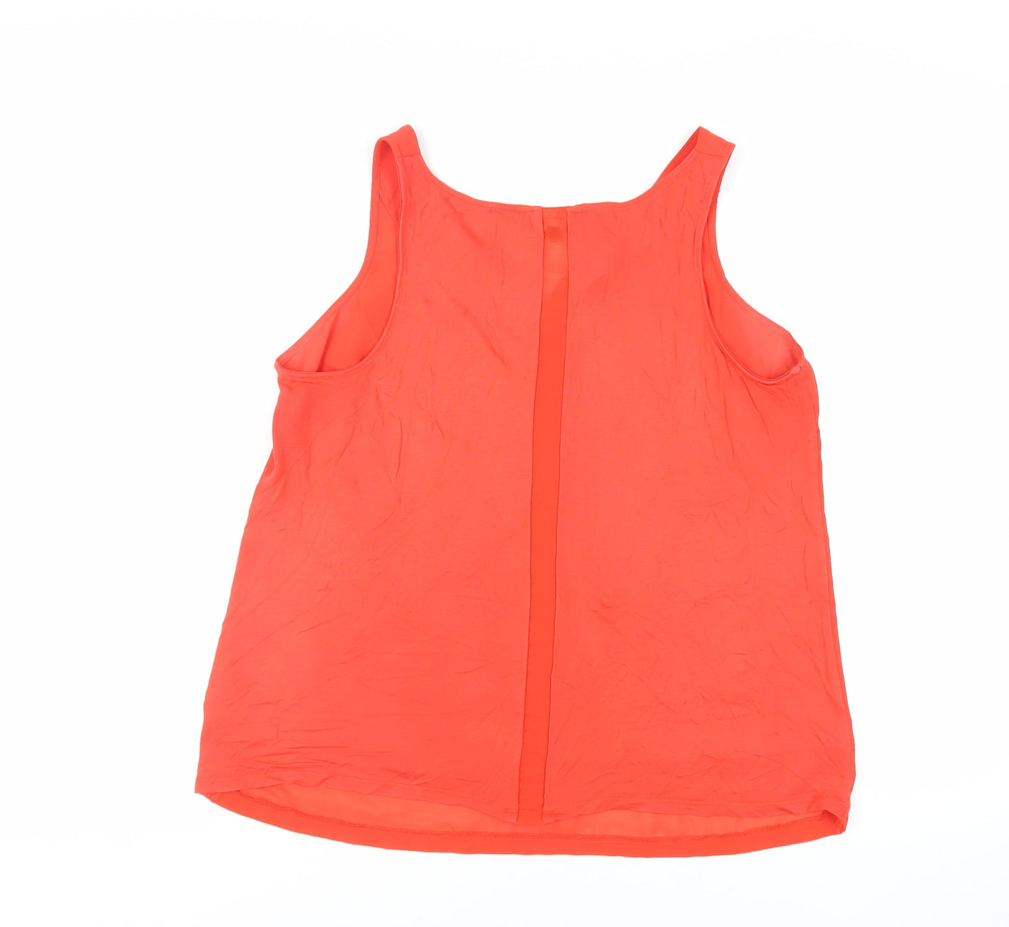 Womens UK Size 14 Warehouse Red Basic Tank