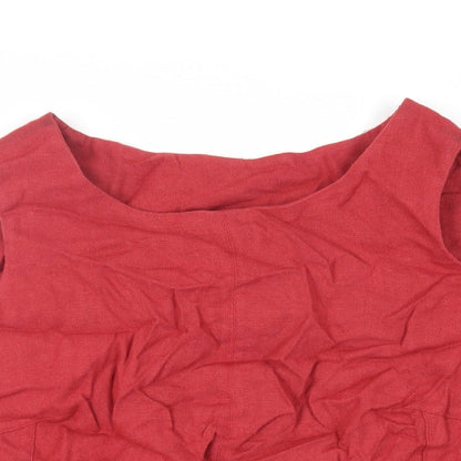 Womens UK Size 20 Ann Harvey Red Basic Tank