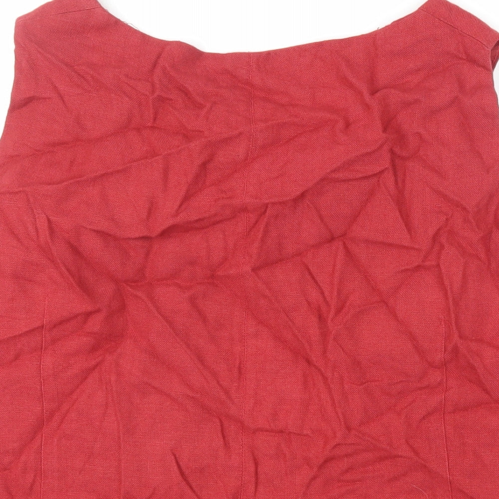 Womens UK Size 20 Ann Harvey Red Basic Tank