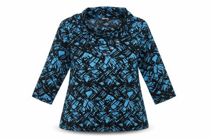 Womens UK Size XL Klass Collection Blue Basic Blouse