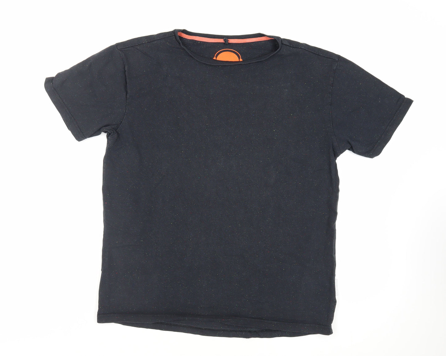 Humor Mens Black Cotton T-Shirt Size L Crew Neck