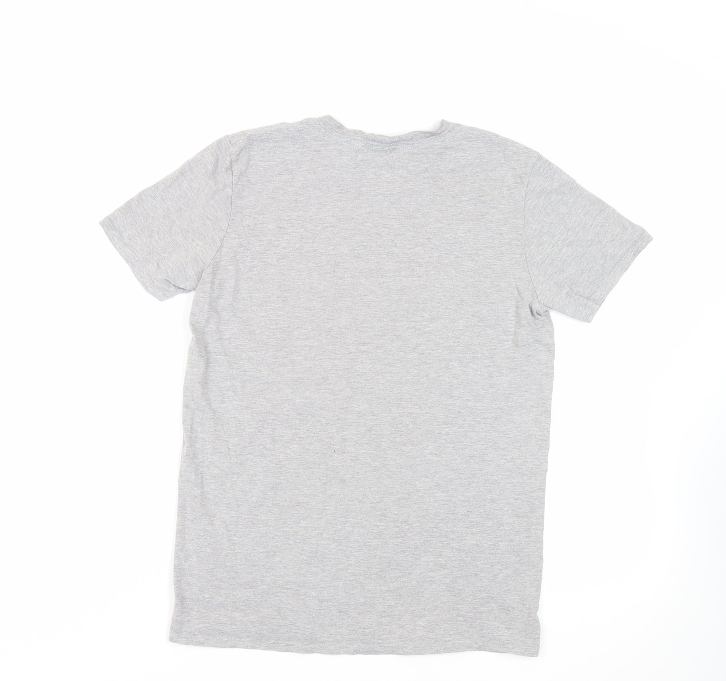 Rick and Morty Womens Grey Cotton Basic T-Shirt Size M Crew Neck