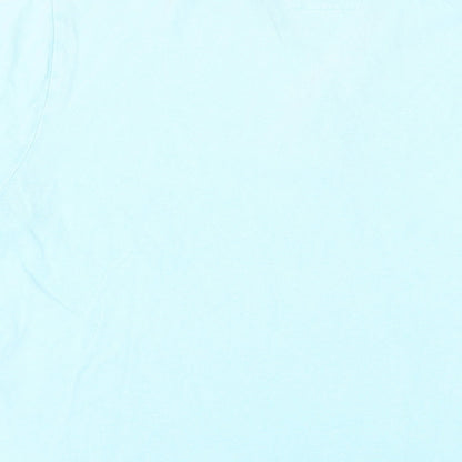 Denim & Supply Ralph Lauren Mens Blue Cotton Polo Size M Collared Button