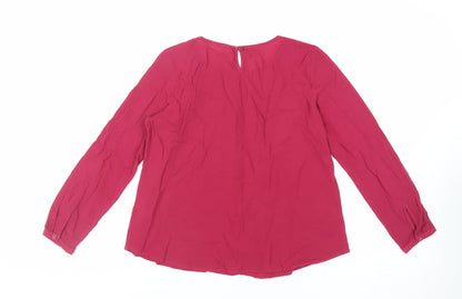 Womens UK Size 12 Thought Purple Basic Blouse