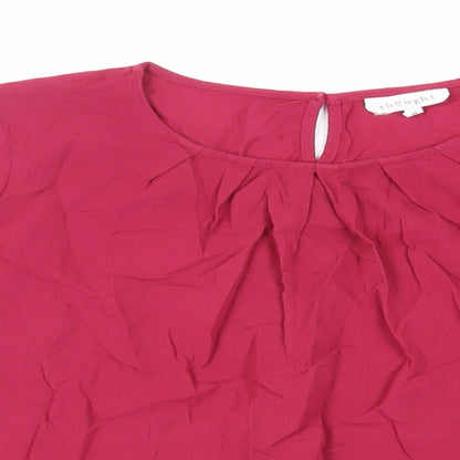 Womens UK Size 12 Thought Purple Basic Blouse