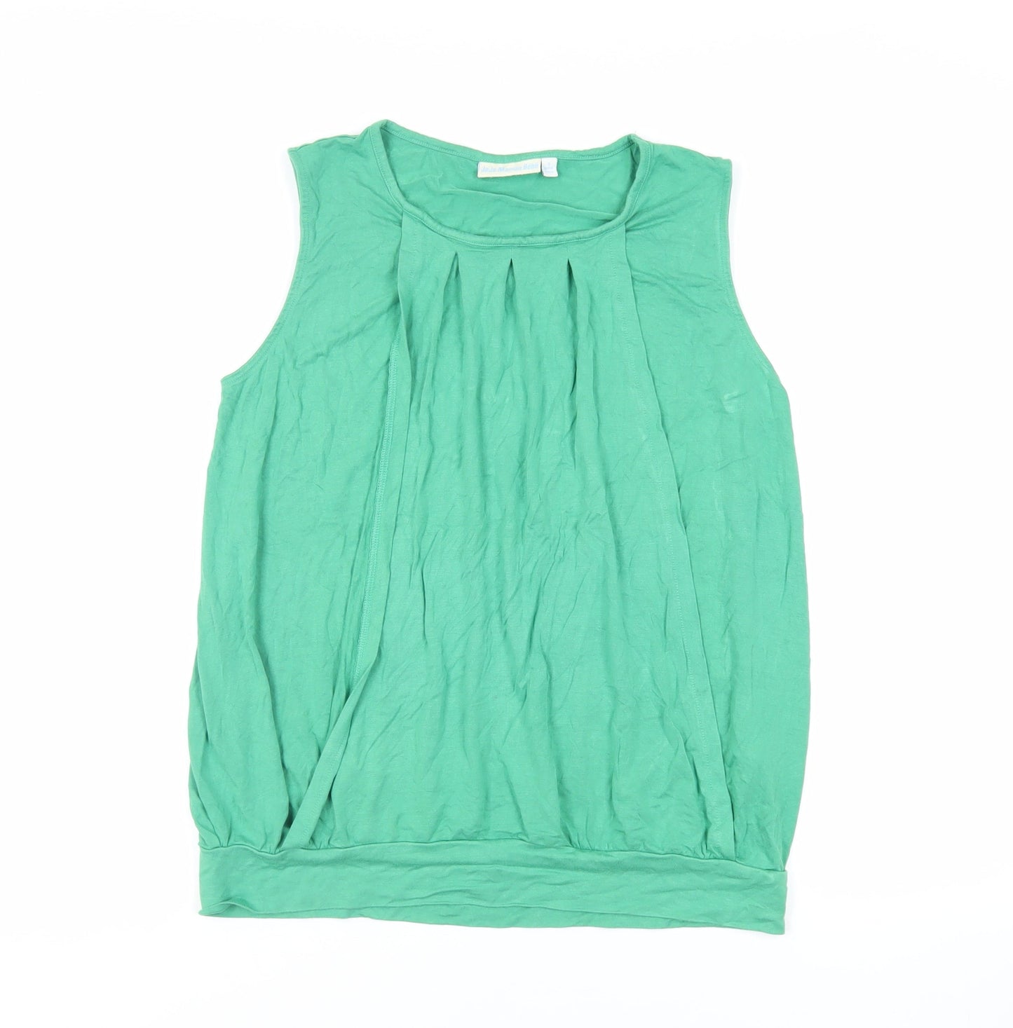 Womens UK Size S JoJo Maman Bébé Green Basic Blouse