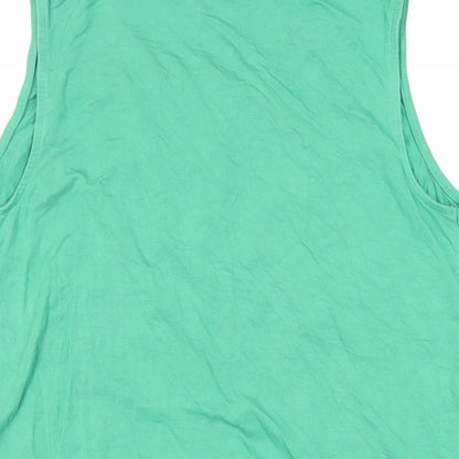 Womens UK Size S JoJo Maman Bébé Green Basic Blouse