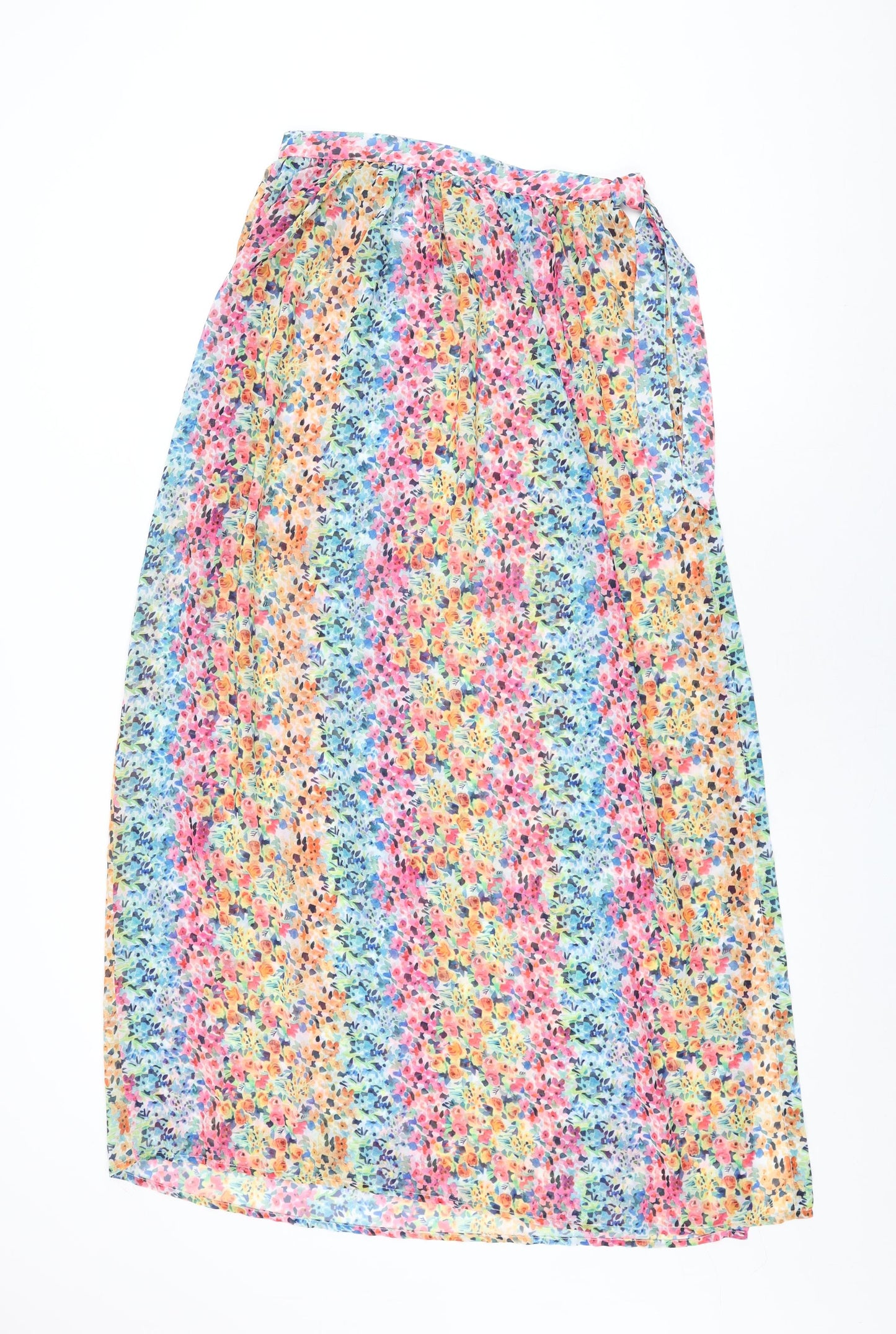 Kulani Kinis Womens Multicoloured Floral Polyester Cover Up Size S