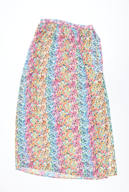 Kulani Kinis Womens Multicoloured Floral Polyester Cover Up Size S