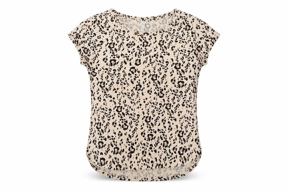 Womens UK Size XS H&M Beige Basic T-Shirt