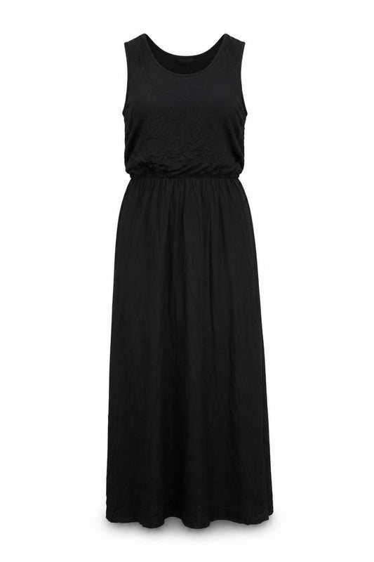 Love Pink Lily Womens Black Viscose Maxi Size XL Scoop Neck Pullover