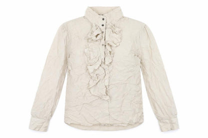 Cinque Womens Beige Viscose Basic Blouse Size 14 High Neck