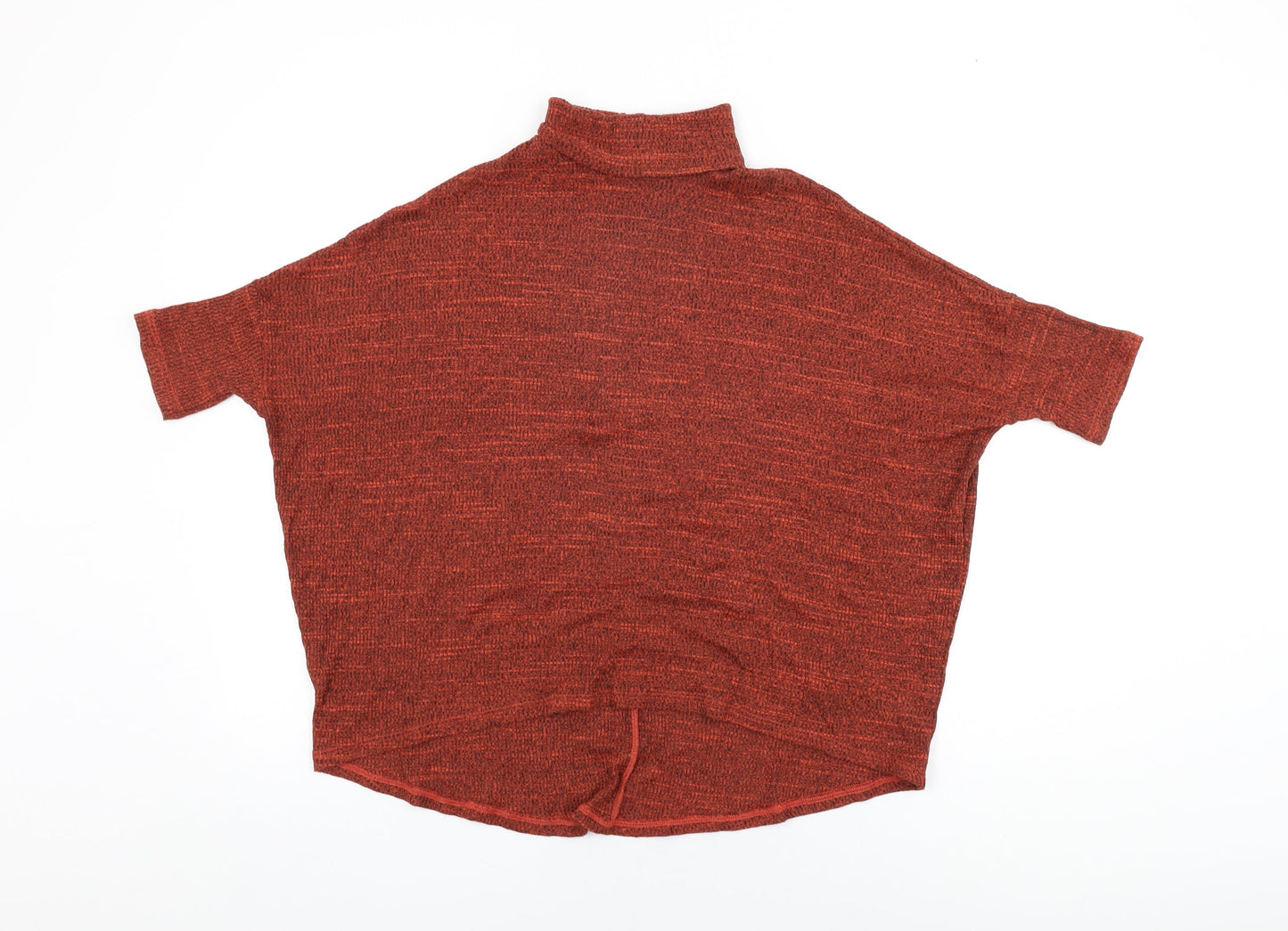 Womens UK Size 8 River Island Red Basic T-Shirt
