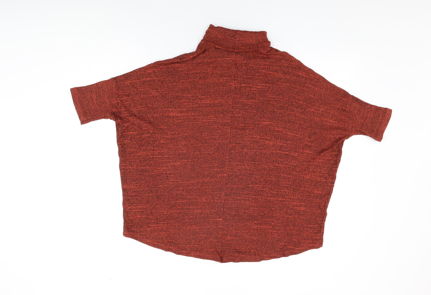 Womens UK Size 8 River Island Red Basic T-Shirt