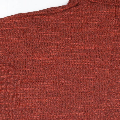 Womens UK Size 8 River Island Red Basic T-Shirt
