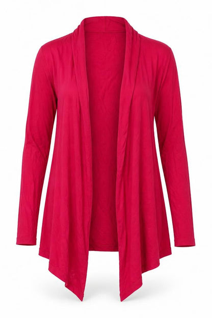 Gray & Osbourn Womens Pink V-Neck Viscose Cardigan Jumper Size 10 - Waterfall Design