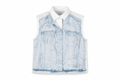 Womens UK Size S Zara Blue Basic Button-Up