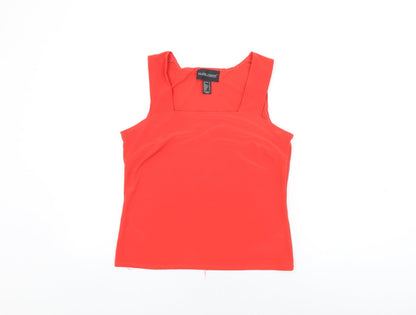 Womens UK Size 12 Frank Lyman Red Basic T-Shirt