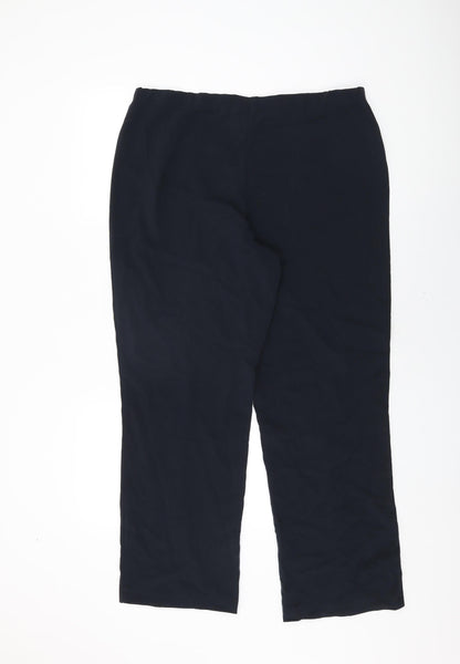 Womens UK Size 16 Epilogue Regular Fit  Blue Trousers