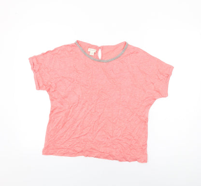 Womens UK Size 14 Monsoon Pink Basic T-Shirt