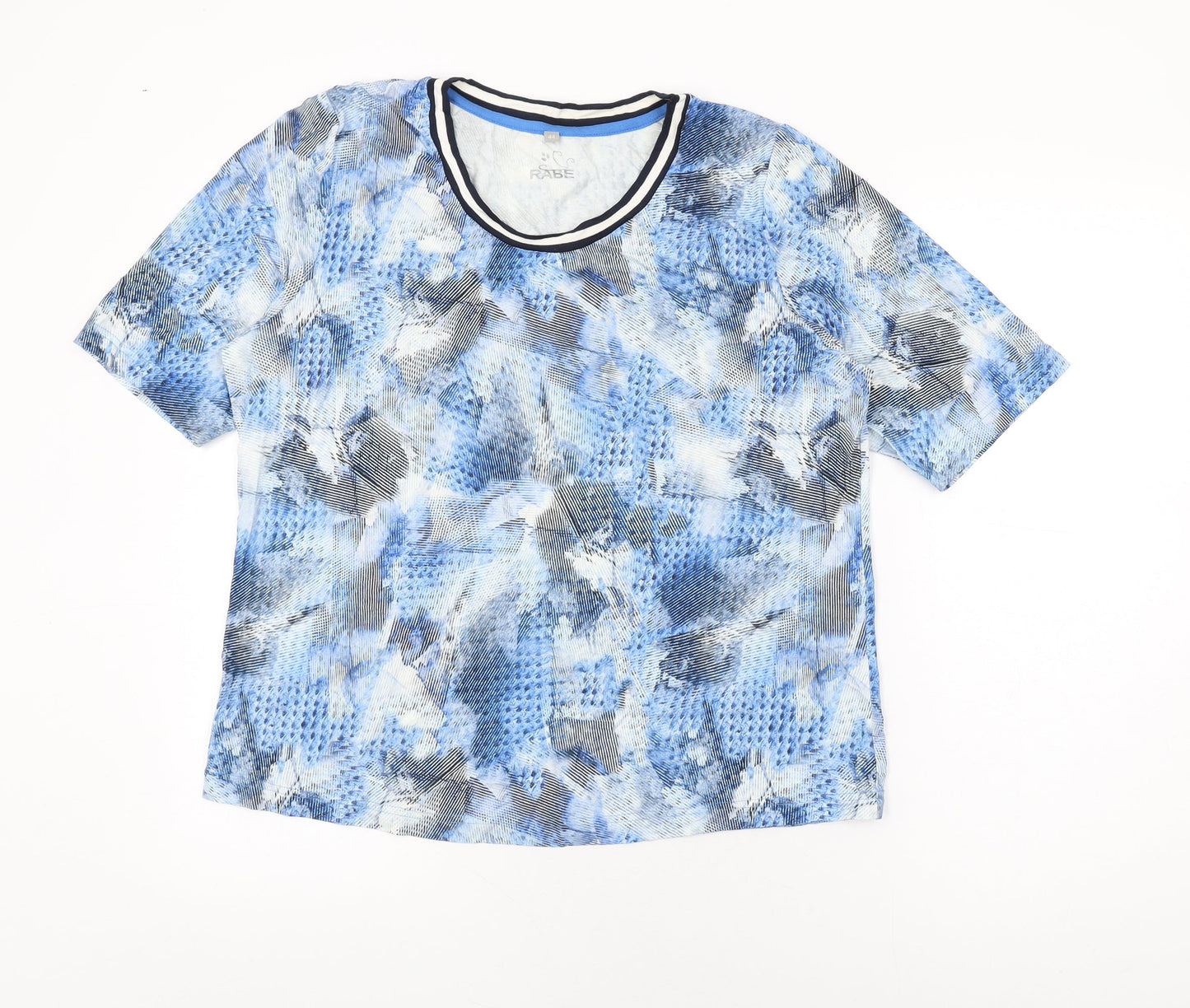 Womens UK Size 18 Rabe Blue Basic T-Shirt