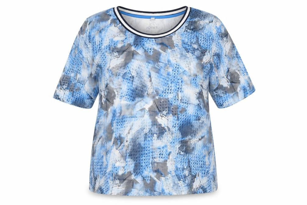 Womens UK Size 18 Rabe Blue Basic T-Shirt